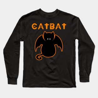 Funny Gifts for Halloween CatBat Long Sleeve T-Shirt